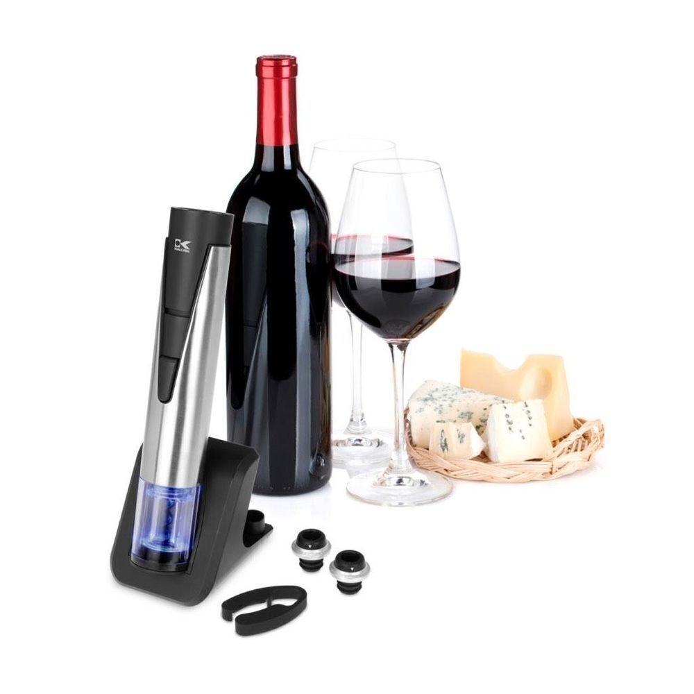 Kalorik 2-in-1 Wine Opener and‎ Preserver - Stainless Steel - New In Box